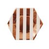 Meri Meri - Rose Gold Stripe Small Plates