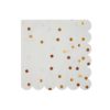 Rose Gold Confetti Napkins - party supplies Lebanon