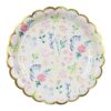 Meri Meri - Floral Plates Sm S/8