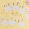 Ginger Ray -  GOLD GLITTER BUNNY BUNTING - CARROT CRUNCH