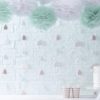 Ginger Ray -  ROSE GOLD & CLOUDS BACKDROP - HELLO WORLD