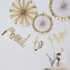  GOLD FOILED ABOUT TO POP BUNTING - OH BABY! - party supplies Lebanon