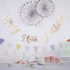 Ginger Ray -  GOLD HAPPY 40TH BIRTHDAY BUNTING - PICK & MIX