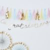 Ginger Ray -  GOLD CONGRATULATIONS BUNTING - PICK & MIX