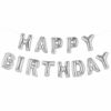 Talking Tables - PARTY TIME HAPPY BIRTHDAY BALLOON BUNTING - SILVER