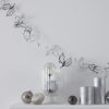  Silver Glitter Christmas Holly Garland - party supplies Lebanon
