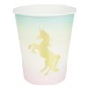 WE HEART UNICORNS PAPER CUPS - party supplies Lebanon