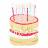 ROSE CAKE SHAPED NAPKIN - party supplies Lebanon