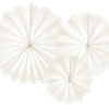 PARTYDECO - Off-White Decorative Rosettes