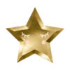 PARTYDECO - Little Star Golden Plates - party supplies Lebanon