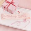 Pamper Party - Pink Glitter Birthday Girl Sash - party supplies Lebanon