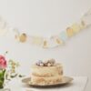 Daisy Crazy - Gold Foiled Bunny and Egg Garland - party supplies Lebanon