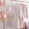 Ginger Ray - Hen Party - Bride To Be White Dressing Gown