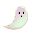 Iridescent Ghost Plate - party supplies Lebanon