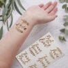 Beautiful Botanics - Rose Gold Tattoos - party supplies Lebanon