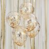 Ginger Ray - Mix It Up - Gold Foil Confetti Filled Balloons
