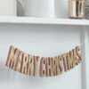 Metallic Star - Merry Christmas Wooden Bunting - party supplies Lebanon