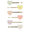 Hair clips HEARTS pastel - party supplies Lebanon